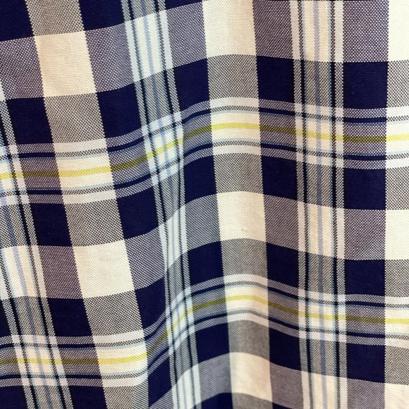 Rodd & Gunn Shirt Mens L Button Front Sports Fit Blue White Plaid Colorful - Picture 13 of 14